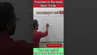 Master Fractions to Decimals with These EASY Tricks  Fractions to Decimals short Tricks [upl. by Ytsirhk]