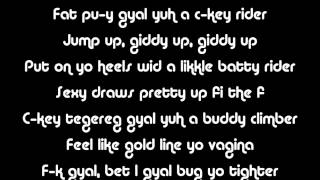 Aidonia  Ryder Lyrics [upl. by Eelaroc780]