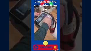 Checking the fire extinguisher filling level  kaizen 改善 Kaizen 改善 [upl. by Enimassej]