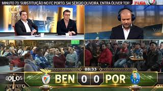 SL BENFICA X FC PORTO  GOLO DE HÉCTOR HERRERA AOS 90 MIN  CMTV [upl. by Oleic]