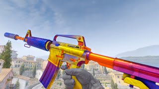 this Skin Will Crash CS2 Market🔥🔥 Inspecting M4A1 MARBLE FADE in CS2 Ingame [upl. by Eanert]