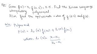 Finding Polynomial 🧐using Lagrange Linear interpolation  Numerical Analysis in Tamil🤩🦾 [upl. by Jefferson]