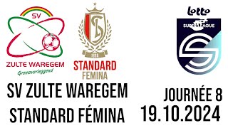 SV Zulte Waregem  Standard Fémina Lotto Super League [upl. by Weil]