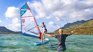 WindSUP Set  Windsurfing amp Stand Up Paddling in one [upl. by Kevina]