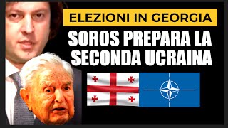 ELEZIONI PARLAMENTARI IN GEORGIA LE MANOVRE DELLUE E DELLA NATO [upl. by Edialeda]