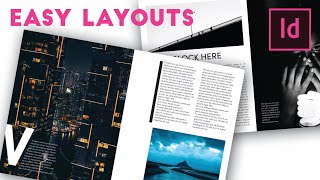 How to make BEAUTIFUL and EASY InDesign Layouts in 9 minutes Episode 1 [upl. by Aneehsram327]