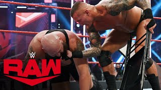 Big Show vs Randy Orton – Unsanctioned Match Raw July 20 2020 [upl. by Sherm]