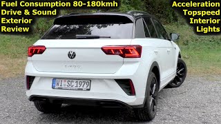 2024 Volkswagen TRoc 15 TSI RLine 150 PS  Test Drive amp Real Fuel Consumption Review [upl. by Ym]