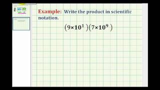 Examples Multiplying Numbers Written in Scientific Notation [upl. by Ziza408]