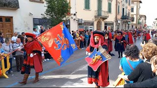 Palio di fucecchio 2024  Ep2  Sfilata Storica delle Contrade di Fucecchio  Toscana [upl. by Gere]