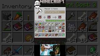 BEST WAY TO ENCHANTE ITEM IN LOW XP COST 05 minecraft shorts gaming cythikshorts [upl. by Iramo7]