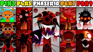 Phase 1 VS Phase 2 VS Phase 3 VS Phase 4 VS Phase 6 VS Phases 710 in Incredibox Sprunki New Mod [upl. by Adaval773]