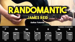 Randomantic  James Reid  Easy Guitar Chords Tutorial For Beginners CHORDS amp LYRICS guitarlesson [upl. by Jody636]