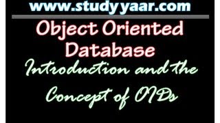 Object Oriented Database 1  Introduction with the concept of OIDs [upl. by Lisab]