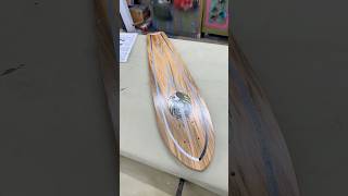 Pinstriping a Skateboard pinstripe skateboarding art [upl. by Monk871]