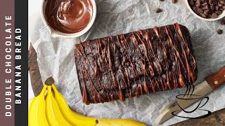 Double Chocolate Chip Banana Bread Recipe [upl. by Ahsilyt]