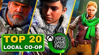 Top 20 Local Coop amp Splitscreen Games on Xbox Game Pass [upl. by Anidal]