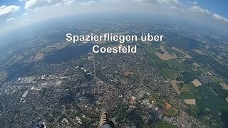 Spazierfliegen über Coesfeld  Gleitschirm Sightseeing [upl. by Albie]