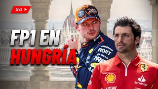 🔴 PL1 EN VIVO  Comienza el fin de semana de Fórmula 1 en Hungría 🇭🇺 [upl. by Nennahs396]