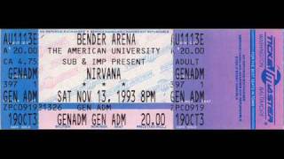 Nirvana quotBreedquot Live Bender Arena Washington DC 111393 audio [upl. by Nialb804]