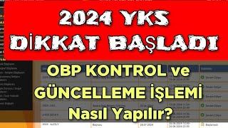 2024 YKS DİKKAT‼️ BUGÜN BAŞLADI 🔥 OBP GÜNCELLEME İŞLEMİ NASIL YAPILIR [upl. by Ayekan57]