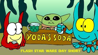 Yoda Soda Skylanders Flash Star Wars Day Crossover Short [upl. by Jempty]