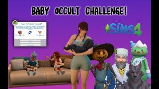 the game is broken  Sims 4 Occult Baby Challenge 6 [upl. by Engel818]