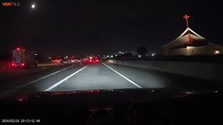 Drunk driver causes crash on I5 South Exit California [upl. by Rossy]