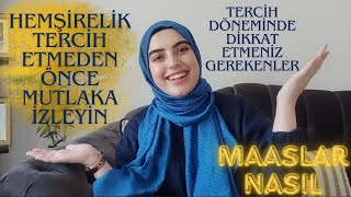 TERCİH DÖNEMİNDE DİKKAT ETMENİZ GEREKENLER❗ MEZUNA KALMAK 🤔 HEMŞİRELİK OKUMAK👩‍⚕️ MAAŞLAR ZOR MU [upl. by Atiral]