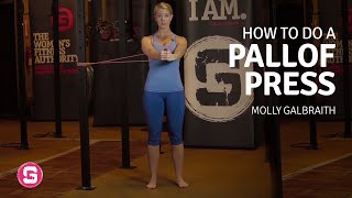 Pallof Press  How To Do Pallof Presses  Variations [upl. by Thibault751]