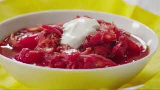 How to Make Borscht  Soup Recipes  Allrecipescom [upl. by Aneeb]