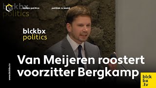 Van Meijeren roostert Bergkamp Liet zich manipuleren door regering om Baudet het woord te ontnemen [upl. by Harrat]