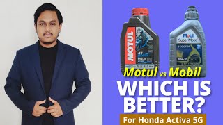 Motul vs Mobil The Ultimate 10W 30 Engine Oil for Activa5G [upl. by Rosy]