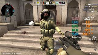 AMD Radeon RX 560  AMD Athlon X4 860K  CSGO FPS Test Dust 2 Low [upl. by Heyra975]