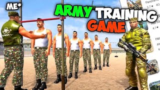 Indian army training 💪 game 😀 army [upl. by Gruver953]