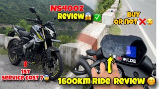 NS400 1600Km Ride Review 😥 1st Service cost 😱  Buy or Not 🥵 Value for money bike ❤️ The UK Wilde [upl. by Aubigny]