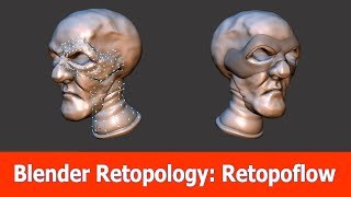 Blender Retopology with Retopoflow [upl. by Thorman830]