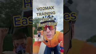 VO2Max Training Hard amp easy rides will make you faster BOTH are needed vo2max cycling bike [upl. by Woodie947]