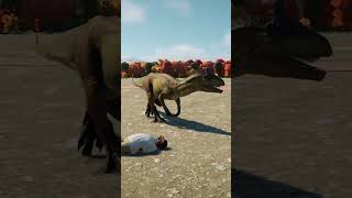 CRYOLOPHOSAURUS EATS VISITORS IN JURASSIC PARK  Jurassic World Evolution 2 [upl. by Matthew604]