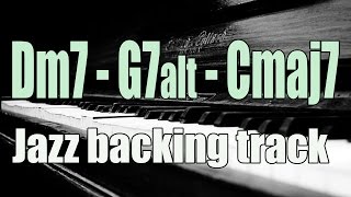 Jazz Backing Track  II  V7alt  I  C major [upl. by Norred977]