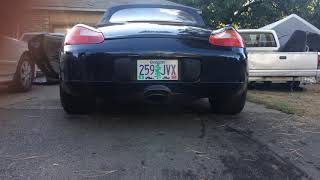 1998 Porsche Boxster straight piped [upl. by Einneb]