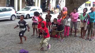 Street Performers Greenmarket Square Cape Town South Africa [upl. by Queston]