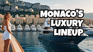 You Wont Believe the Yachts on Display at Monaco 2024 [upl. by Hannasus]