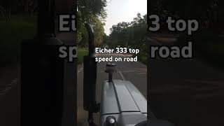 Eicher 333 top speed on road [upl. by Erinna]