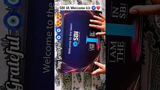 SBI JA WELCOME KIT 🧿❤ SBI 2024  Grateful 😇 Unboxing  sbi sbipo sbija welcomekit motivation [upl. by Hiller]