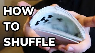 HOW TO SHUFFLE CARDS LIKE A PRO Easy Card Shuffle Tutorial [upl. by Keen]