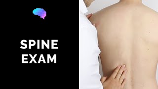 Spine Examination  OSCE Guide  UKMLA  CPSA [upl. by Ecenahs657]