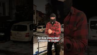 Tischler vs Zimmerer „Der feine Unterschied“ handwerk shorts tips [upl. by Carmina495]