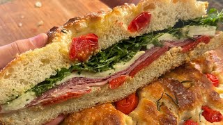 Focaccia Sandwich [upl. by Ayala]