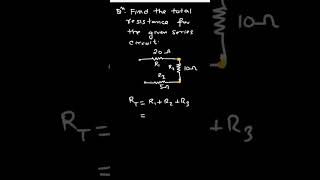 Problem 1 Series Resistive Circuit [upl. by Bertram]